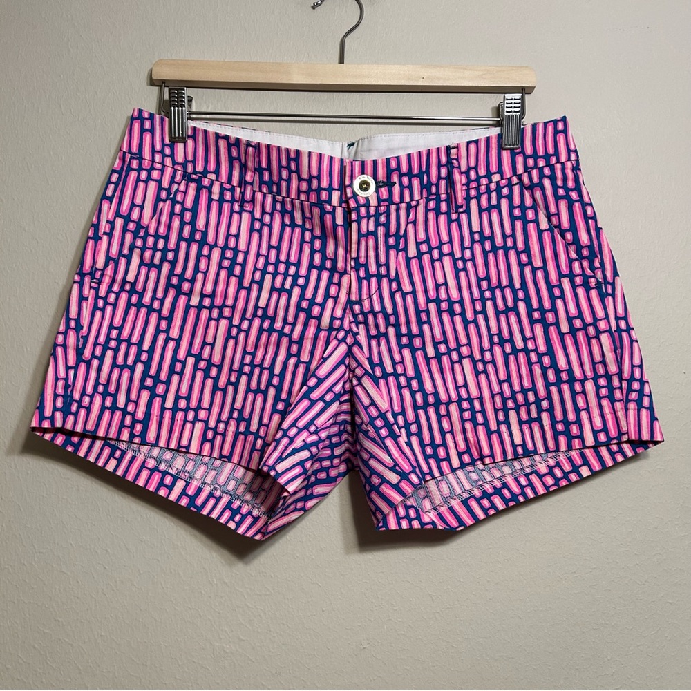 Lilly Pulitzer The Callahan Shorts 5” Mandevilla Pink‎ Slathouse Stripe Size 6